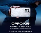 Oppo K15 teaser image