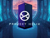 Banner with concept of Project Helix Xbox console
