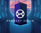 Banner with concept of Project Helix Xbox console