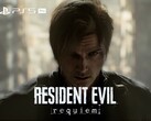 Resident Evil Requiem banner with Leon and PS5 Pro logo