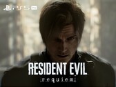 Resident Evil Requiem banner with Leon and PS5 Pro logo