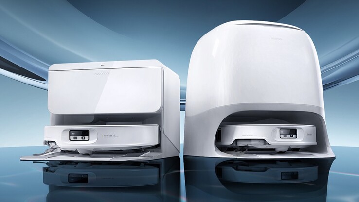 The two versions of the Roborock P20 Plus Ultra robot vacuum. (Image source: Roborock)