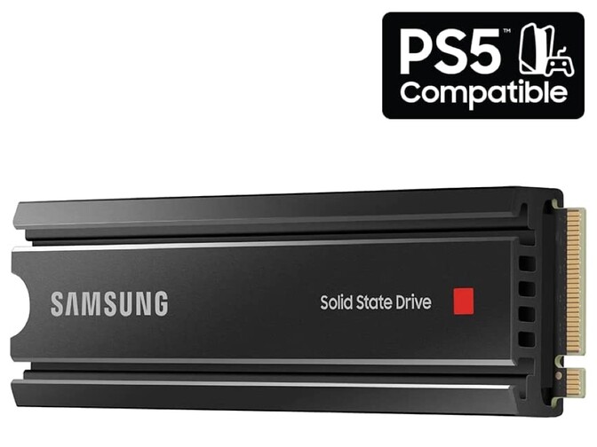 PS5-compatible Samsung 980 Pro 1TB SSD with heatsink drops to