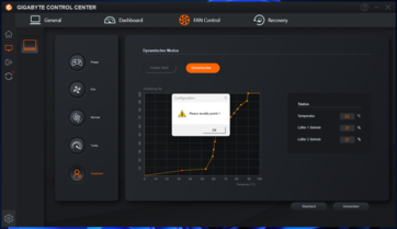 FAN control - customizable fan curves