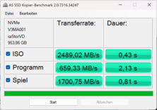 AS SSD copy benchmark