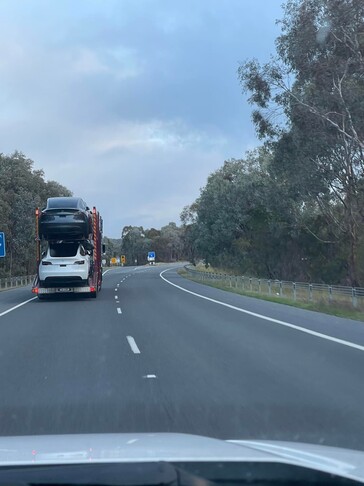 Another spy shot of the Australian Model Y