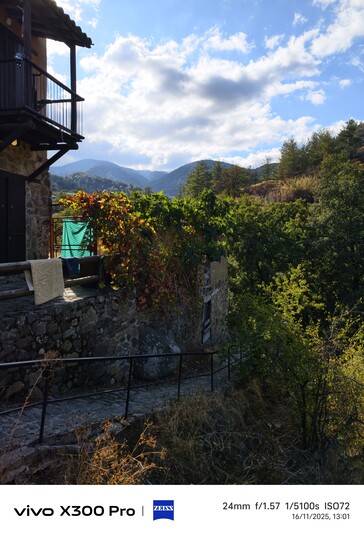 Vivo X300 Pro 24 mm Raw Lighting.