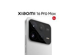Unofficial render of Xiaomi 16 Pro Max showing two new camera sensors and Leica branding. (Image source: Ace100xd)