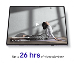 Z Fold8 video playback time