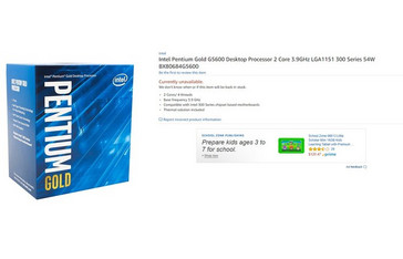 Pentium Gold G5600 (Source: Amazon)