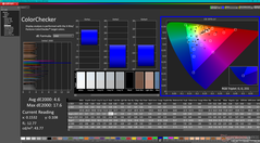 ColorChecker before calibration