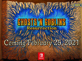 Ghosts 'n Goblins will frustrate Nintendo Switch gamers in February 2021. (Image via Capcom)