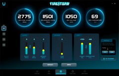 FireStorm Utility - Performance settings