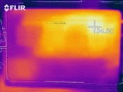 Heat development, bottom (idle)