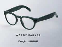 Warby Parker edition of Galaxy Glasses developed by Samsung and Google.