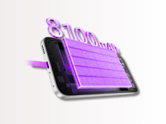 The Honor 600S 5G packs an 8,100mAh battery.