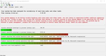 LatencyMon test results plugged-in with "Best Performance" power profile in Windows. (Source: Douglas Black/UltrabookReview)