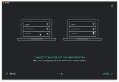 The only catch (beyond owning a compatible Logitech mouse) is that the computers must be on the same wireless network. (Source: Logitech) The only catch (beyond owning a compatible Logitech mouse) is that the computers must be on the same wireless network. (Source: Logitech)