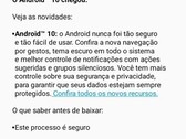 Android 10 has arrived for Moto G7 Power handsets in Brazil. (Image via Reddit user /u/paquier)