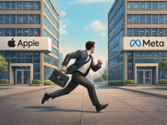 Alan Dye is leaving Apple for Meta. (Image source: created with AI)