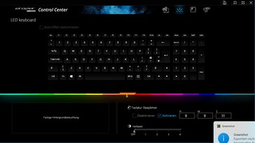 Keyboard backlighting