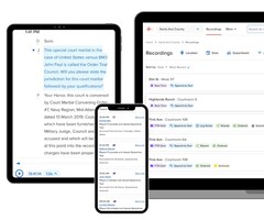 For The Record expands capabilities of AI-powered FTR RealTime software for recording and transcribing court proceedings. (Image source: FTR)