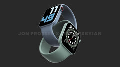 The Apple Watch Series 8 could receive a flat display, among other display changes. (Image source: Jon Prosser &amp; Ian Zelbo)