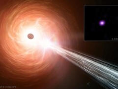 A conceptual image of the black hole (Image source: several - see sources)
