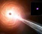 A conceptual image of the black hole (Image source: several - see sources)