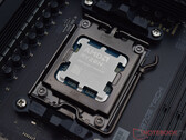 AMD CPU in a desktop motherboard socket