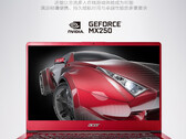 The Acer Swift 3 is now available with NVIDIA GeForce MX250 graphics. (Source: Laptopmain)