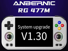 The new software update for the Anbernic RG477M allows users to change the fan speed to cool in high performance mode. (Image source: Anbernic)