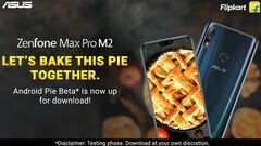 The Zenfone Max Pro M2 gets Android Pie beta (Source: ASUS India on Twitter)