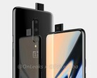 OnePlus is chucking everything but the kitchen sink, and a headphone jack, in the OnePlus 7 Pro (Image Source: OnLeaks)