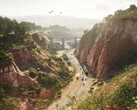 Image from GTA 6, showing landscapes and a bridge. (Image source: Rockstar Games)