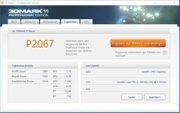 3DMark 11 (plugged in)