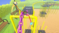 Co-op racing gameplay in Fling to the Finish (Image source: Steam)
