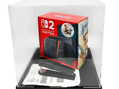 Listing for the stapler and Nintendo Switch 2 combo from the 'Staplegate' incident. (Image source: eBay)