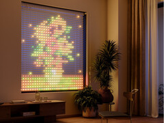 Govee Curtain Lights Pro displayed on window (Image source: Govee PR)