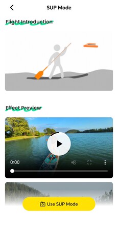 The different modes are explained