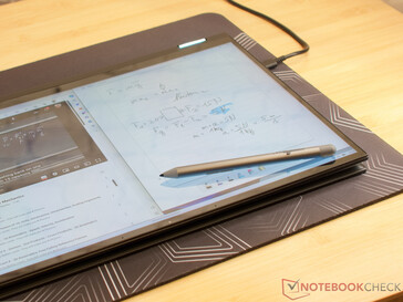 The LG stylus pen on the LG Gram 2-in-1