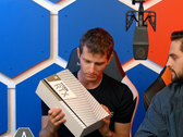 The NVIDIA RTX Titan's box as teased by Linus on the WAN show. (Source: LinusTechTips on YouTube)