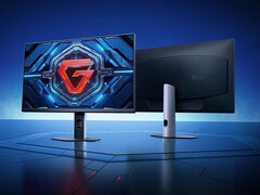 The new Redmi G27 has a 27-inch FHD display with 200 Hz refresh rate. Pictured: the gaming monitor. (Image source: Xiaomi - edited)