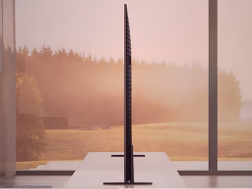 77-inch Sony Bravia XR8B OLED TV side view is shown