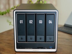 The Ugreen NASync DXP4800 GT features a new black and gold chassis