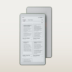 The Viwoods AiPaper Reader comes with an AI companion to answer questions about e-book passages. (Image source: Viwoods)