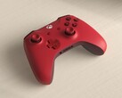 Red Xbox wireless controller. 