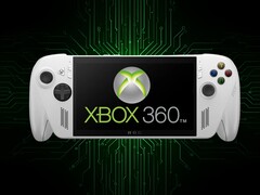 Xbox 360 logo shown on ROG Xbox Ally gaming handheld (Image source: Xbox Gaming, Asus with edits)