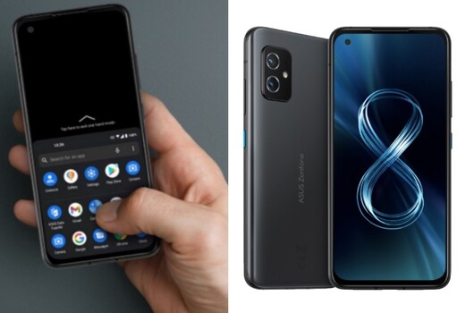 ASUS is rather proud of the Zenfone's elegant, compact design. One-handed use is mentioned repeatedly on the Zenfone 8 product page. (Image source: ASUS)