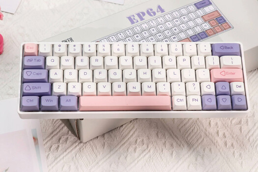 The Epomaker EP64 likely appeals to those looking for something other than the typical gamer aesthetic. (Image source: Epomaker)